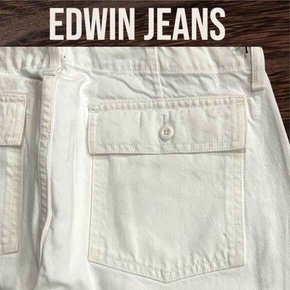 EDWIN ANTHROPOLOGIE Women’s Malia Utility Boyfriend Jeans in the Size 27 - Picture 7 of 11